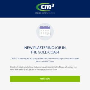 Cm3 Marketplace Job Alert Sample Cm3 Marketplace Job Alert Sample