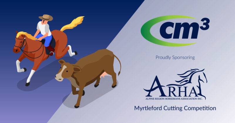Cm3 Proudly Sponsoring ARHA Cutting Competition for Community Safety
